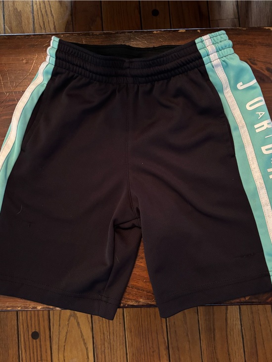 Nike Other - Nike Black Shorts with Teal Accent and Jordan Logo -Boys size 6/7